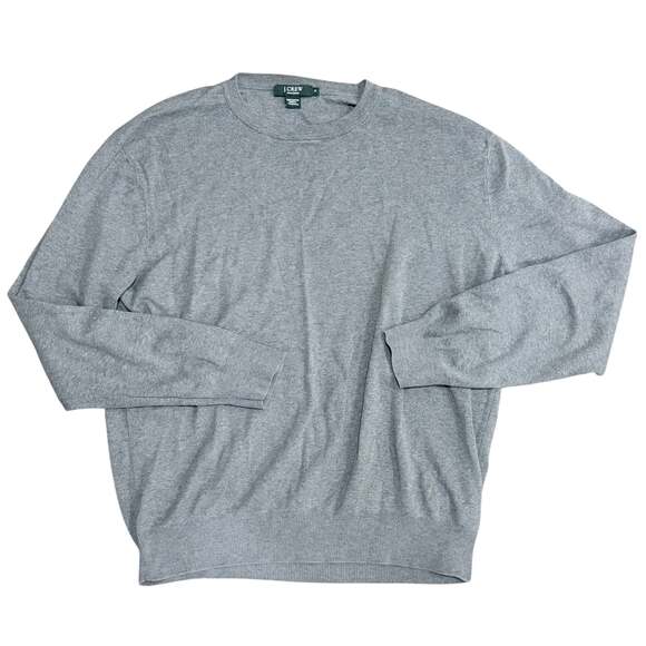 J.Crew Other - J.Crew Men's Medium Gray Pima Cotton Crewneck Pullover Sweater